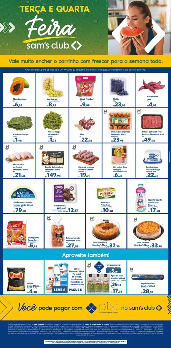 Catálogo Sam's Club em General Carneiro | Nossas melhores pechinchas | 2025-10-28T00:00:00.000Z - 2025-10-29T00:00:00.000Z