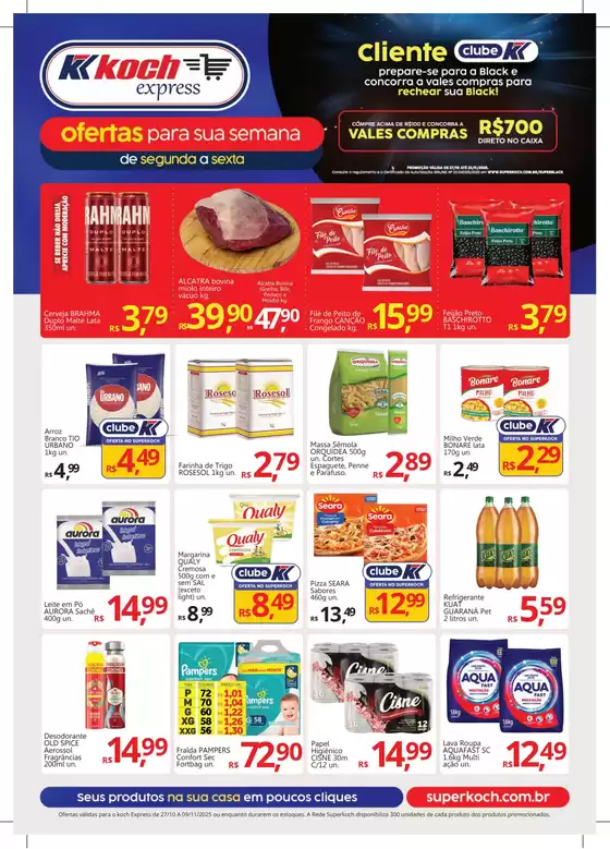 Catálogo Supermercados Koch em Itarana | Encarte Supermercados Koch | 2025-10-28T00:00:00.000Z - 2025-11-09T00:00:00.000Z