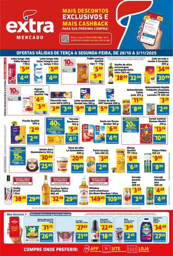 Catálogo Extra em General Carneiro | Melhores ofertas para todos os clientes | 2025-10-28T00:00:00.000Z - 2025-11-03T00:00:00.000Z