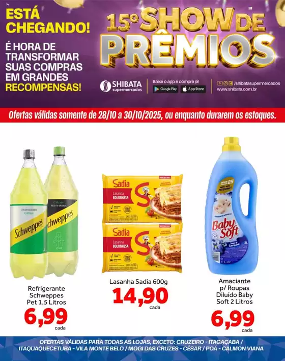 Ofertas exclusivas para nossos clientes