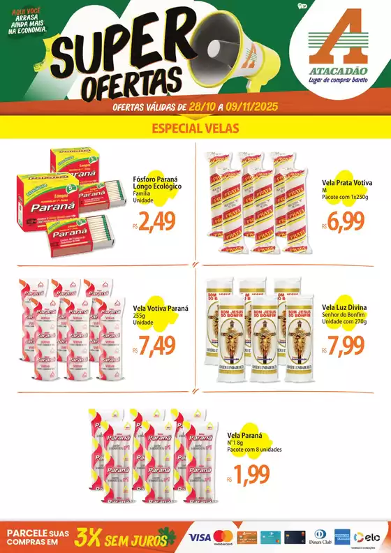 Catálogo Atacadão em Rio Claro | Melhores ofertas para compradores econômicos | 2025-10-28T00:00:00.000Z - 2025-11-09T00:00:00.000Z