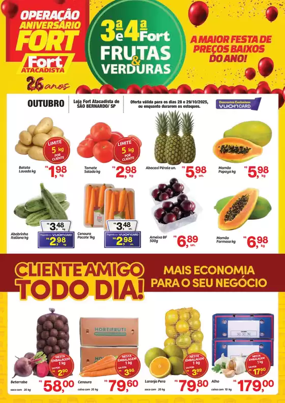 SP Fort FLV 3ª e 4ª Verde 28 e 29 OUT 25 Sao Bernardo