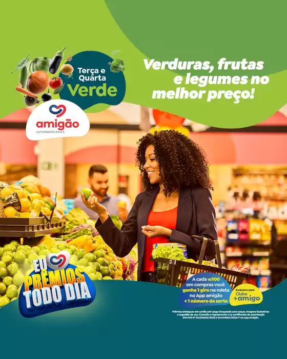 Catálogo Amigão Supermercados em Aracati | Premios todo dia | 2025-10-28T00:00:00.000Z - 2025-10-29T00:00:00.000Z