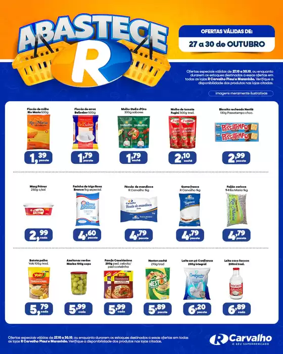 Catálogo R Carvalho Supermercado em São Paulo | Abastece | 2025-10-28T00:00:00.000Z - 2025-10-30T00:00:00.000Z