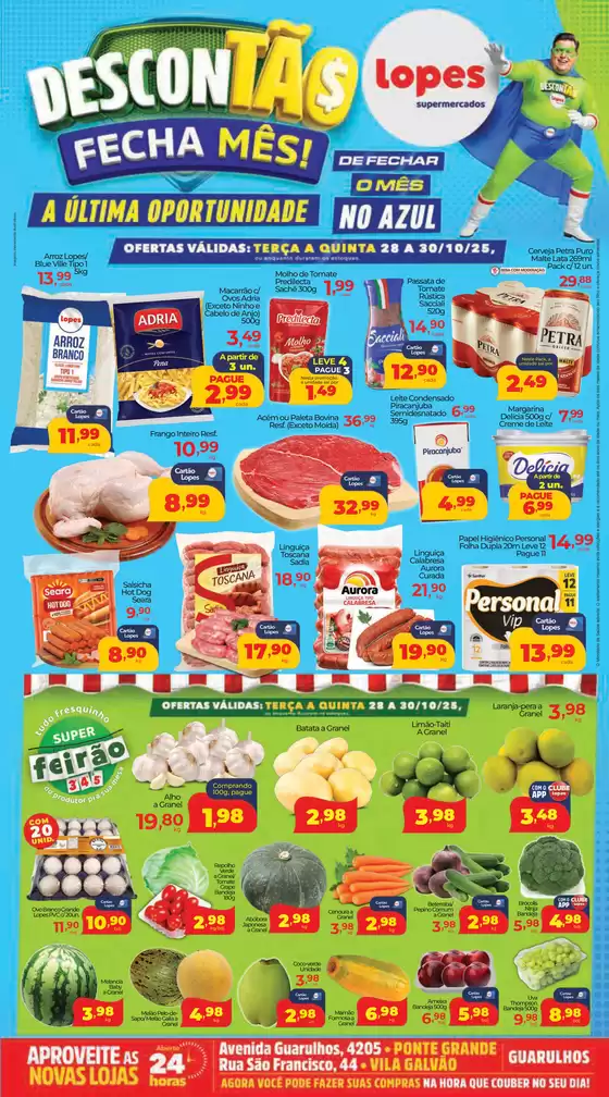 Catálogo Lopes Supermercados | Descontão  | 2025-10-29T00:00:00.000Z - 2025-10-30T00:00:00.000Z