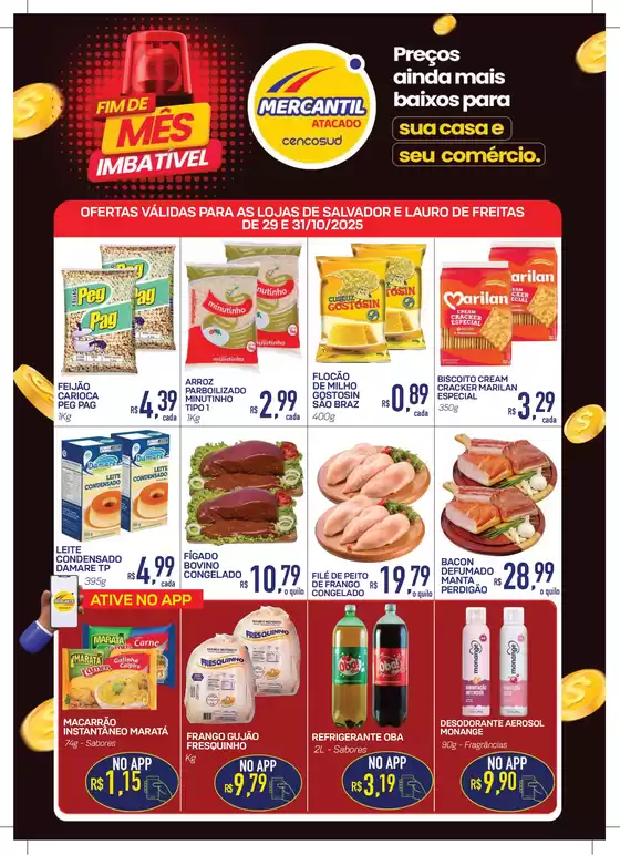 Catálogo Mercantil Atacado em Salvador | Fim De Mês Imbatível  | 2025-10-29T00:00:00.000Z - 2025-10-31T00:00:00.000Z