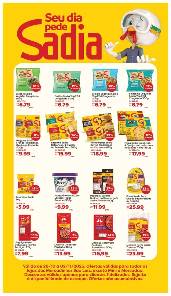 Catálogo Mercadinhos São Luiz | BRF | 2025-10-29T00:00:00.000Z - 2025-11-02T00:00:00.000Z