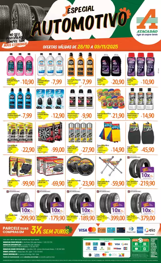 Promoções especiais em andamento