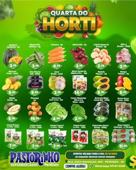 Catálogo Supermercado Pastorinho | Melhores ofertas para todos os caçadores de pechinchas | 2025-10-29T00:00:00.000Z - 2025-10-29T00:00:00.000Z