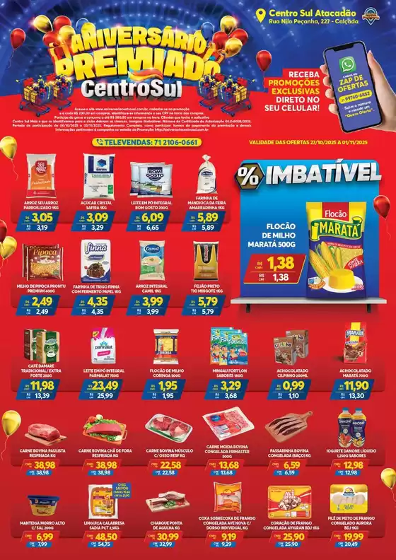 Catálogo Atacadão Centro Sul em Recife | Encarte Atacadão Centro Sul | 2025-10-29T00:00:00.000Z - 2025-11-02T00:00:00.000Z