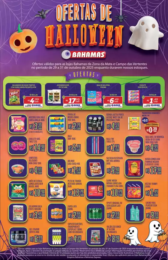 Catálogo Bahamas Supermercados em Catolé do Rocha | Ofertas de halloween | 2025-10-29T00:00:00.000Z - 2025-10-31T00:00:00.000Z