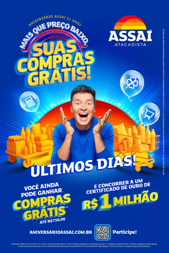 Catálogo Assaí Atacadista em Nova Esperança do Sul | Ofertas para caçadores de pechinchas | 2025-10-30T00:00:00.000Z - 2025-10-31T00:00:00.000Z