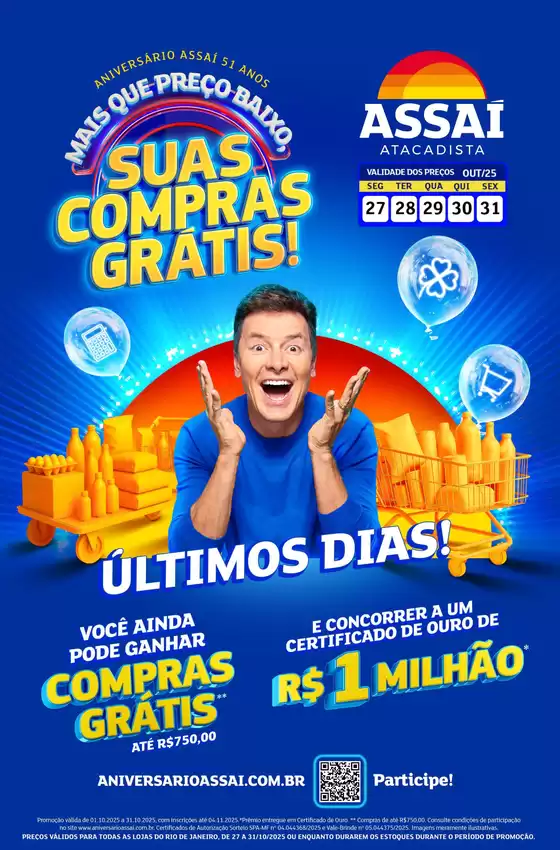 Catálogo Assaí Atacadista | Melhores ofertas para todos os caçadores de pechinchas | 2025-10-30T00:00:00.000Z - 2025-10-31T00:00:00.000Z