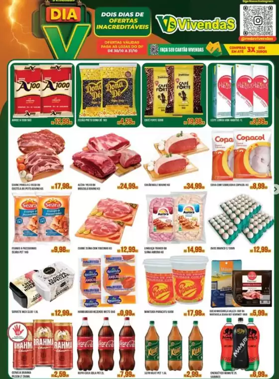 Catálogo Vivendas Supermercado em Tarauacá | Ofertas INACREDITAVEIS | 2025-10-30T00:00:00.000Z - 2025-10-31T00:00:00.000Z