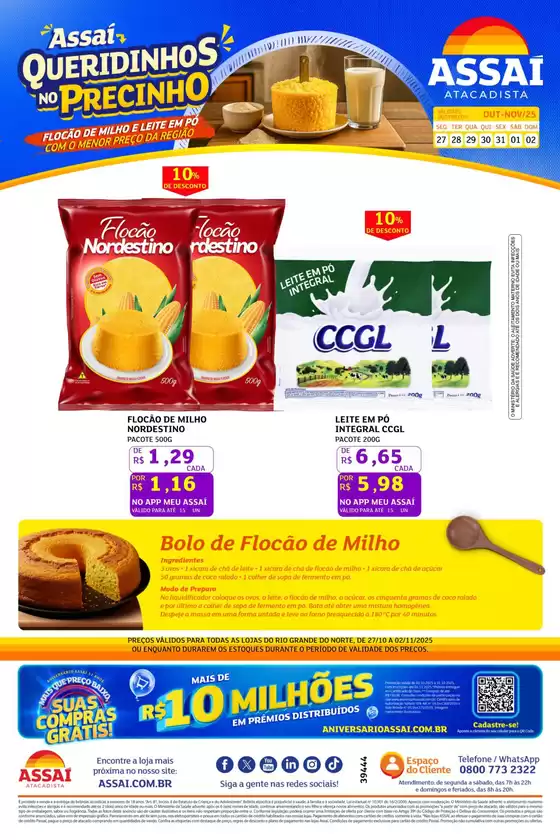 Catálogo Assaí Atacadista em Tarauacá | Ofertas exclusivas e pechinchas | 2025-10-30T00:00:00.000Z - 2025-11-02T00:00:00.000Z