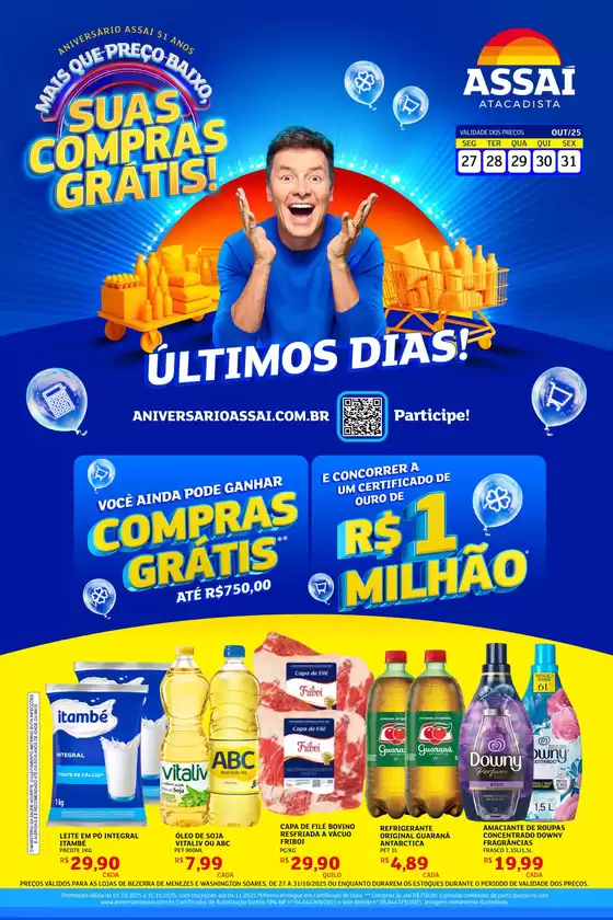 Catálogo Assaí Atacadista em Tarauacá | Ofertas especiais atraentes para todos | 2025-10-30T00:00:00.000Z - 2025-10-31T00:00:00.000Z