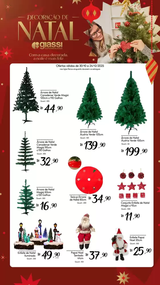 Catálogo Giassi Supermercados | Decoração de Natal | 2025-10-30T00:00:00.000Z - 2025-12-24T00:00:00.000Z