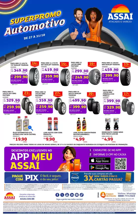 Catálogo Assaí Atacadista em Tarauacá | Ofertas exclusivas | 2025-10-30T00:00:00.000Z - 2025-10-31T00:00:00.000Z
