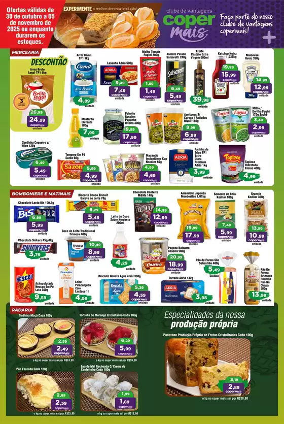 Grandes descontos em produtos selecionados