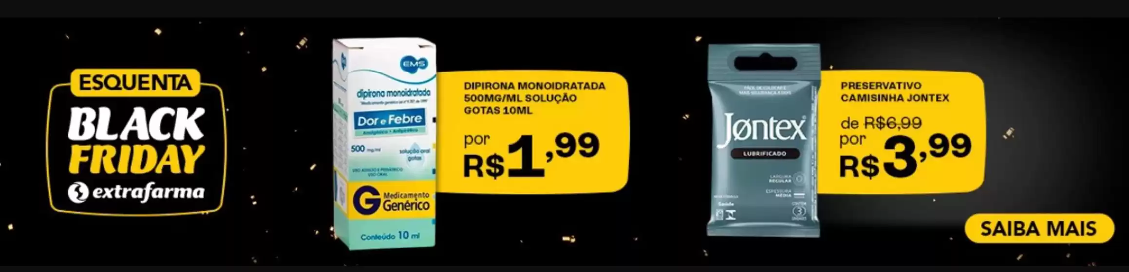 Catálogo Extrafarma em Ipanema | Black friday ! | 2025-10-30T00:00:00.000Z - 2025-11-19T00:00:00.000Z