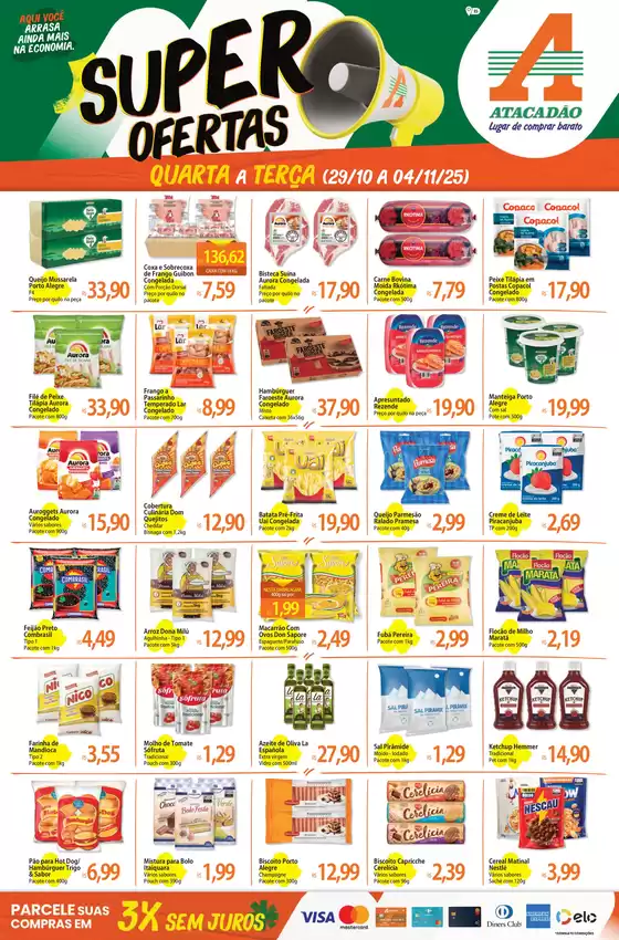 Pechinchas e ofertas atuais