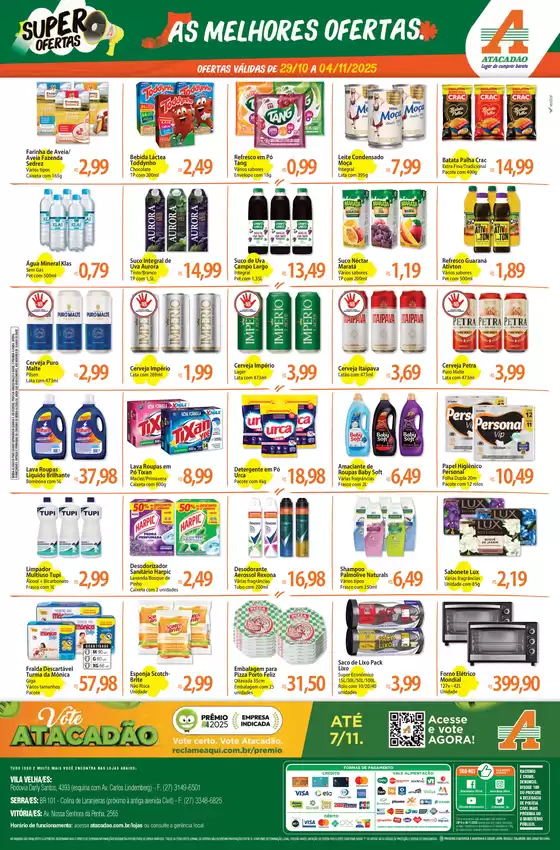 Pechinchas e ofertas atuais