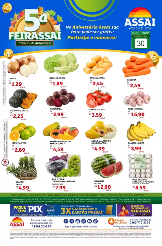 Grandes descontos em produtos selecionados