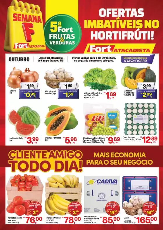 Catálogo Fort Atacadista em Campo Grande | MS Fort FLV 5ª Verde 30 OUT 25 | 2025-10-30T00:00:00.000Z - 2025-10-30T00:00:00.000Z