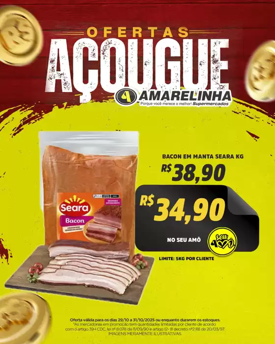 Catálogo Amarelinha Supermercados em Guarulhos | Ofertas acougue | 2025-10-30T00:00:00.000Z - 2025-10-31T00:00:00.000Z