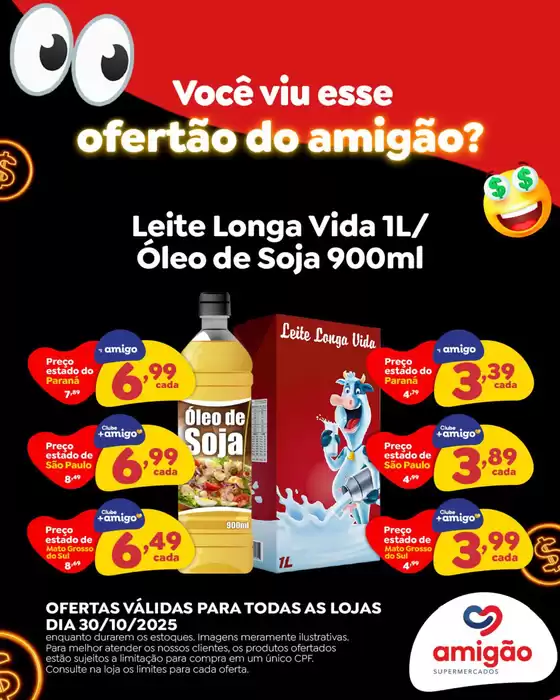 Catálogo Amigão Supermercados em Cruz Alta | Oferta Relâmpago | 2025-10-30T00:00:00.000Z - 2025-10-30T00:00:00.000Z