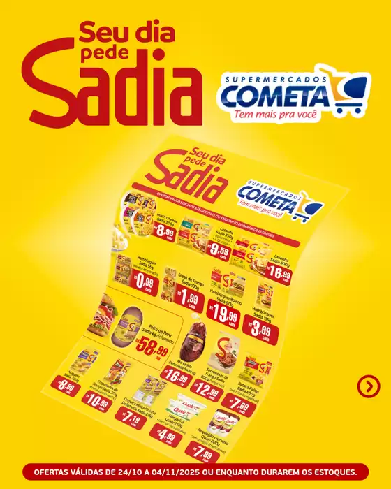 Catálogo Cometa Supermercados em São Paulo | Ofertas  | 2025-10-30T00:00:00.000Z - 2025-11-04T00:00:00.000Z