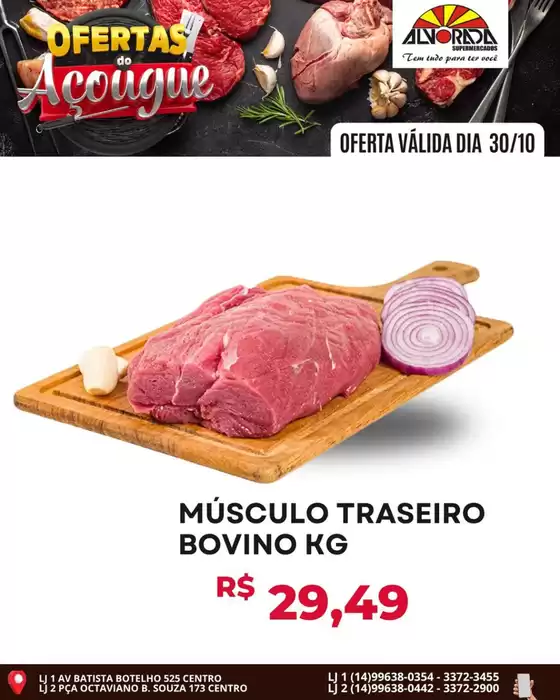 Catálogo Alvorada Supermercados em São Paulo | Melhores ofertas para todos os caçadores de pechinchas | 2025-10-30T00:00:00.000Z - 2025-10-30T00:00:00.000Z