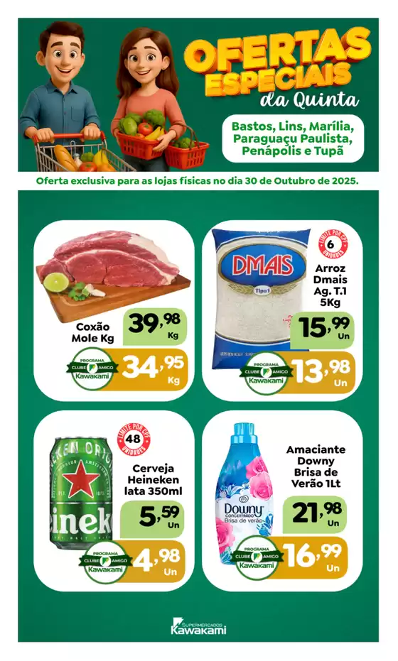 Catálogo Supermercados Kawakami em São Paulo | Ofertas - Tupã | 2025-10-30T00:00:00.000Z - 2025-10-30T00:00:00.000Z