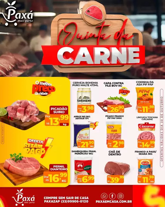 Catálogo Paxá Supermercados em Goiânia | Grandes descontos em produtos selecionados | 2025-10-30T00:00:00.000Z - 2025-10-30T00:00:00.000Z