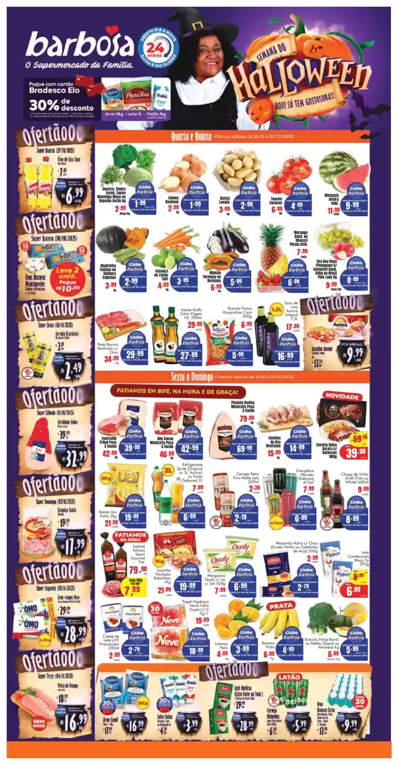 Catálogo Barbosa Supermercados em Sete Lagoas | Semana Do Halloween | 2025-10-31T00:00:00.000Z - 2025-11-04T00:00:00.000Z