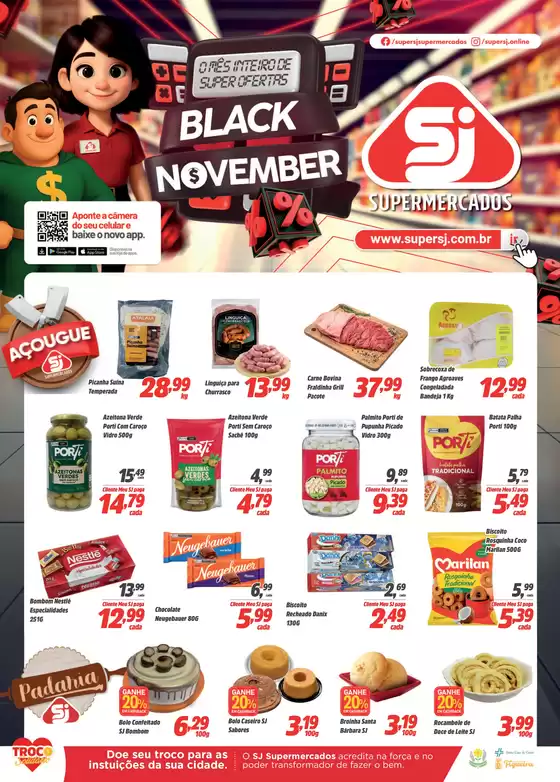Catálogo Sj Supermercados | Black November | 2025-10-31T00:00:00.000Z - 2025-11-12T00:00:00.000Z