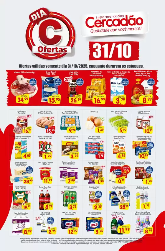 Catálogo Cercadão | Dia C Ofertas | 2025-10-31T00:00:00.000Z - 2025-10-31T00:00:00.000Z