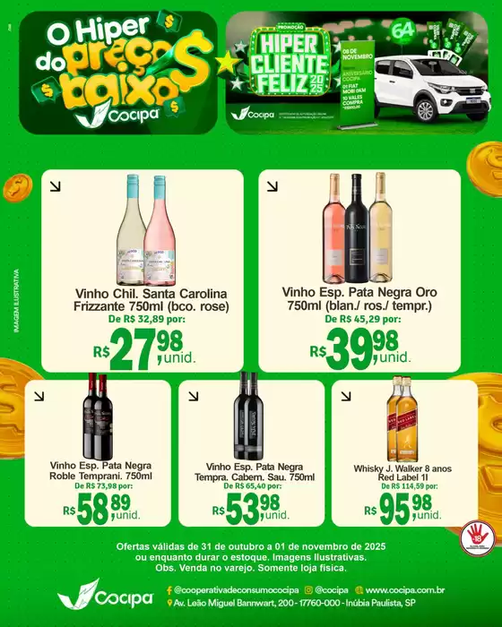 Catálogo Cocipa em Sorocaba | Melhores ofertas para todos os clientes | 2025-10-31T00:00:00.000Z - 2025-11-01T00:00:00.000Z