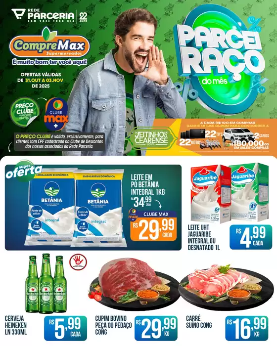 Catálogo CompreMax em Ipatinga | Parcei Raço  | 2025-10-31T00:00:00.000Z - 2025-11-03T00:00:00.000Z