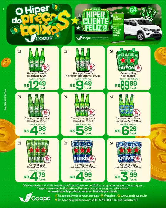 Catálogo Cocipa em Sorocaba | Nossas melhores pechinchas | 2025-10-31T00:00:00.000Z - 2025-11-03T00:00:00.000Z