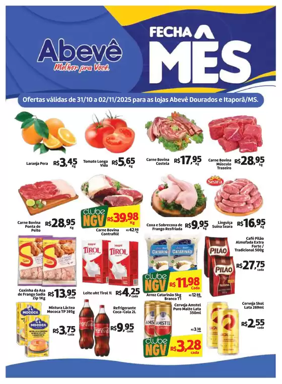 Catálogo Abevê Supermercados em Sorocaba | Novas ofertas para descobrir | 2025-10-31T00:00:00.000Z - 2025-11-02T00:00:00.000Z