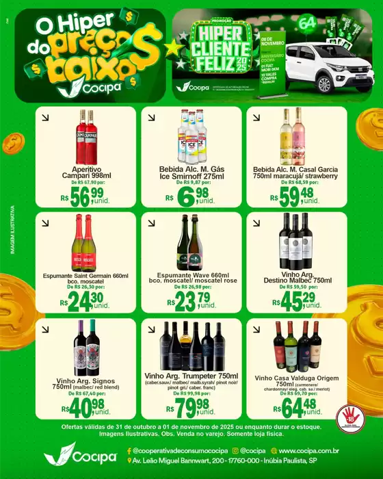 Catálogo Cocipa em Sorocaba | Ofertas exclusivas | 2025-10-31T00:00:00.000Z - 2025-11-01T00:00:00.000Z