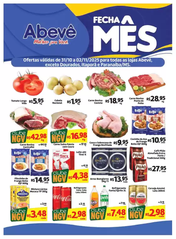Catálogo Abevê Supermercados em Sorocaba | Ofertas especiais atraentes para todos | 2025-10-31T00:00:00.000Z - 2025-11-02T00:00:00.000Z