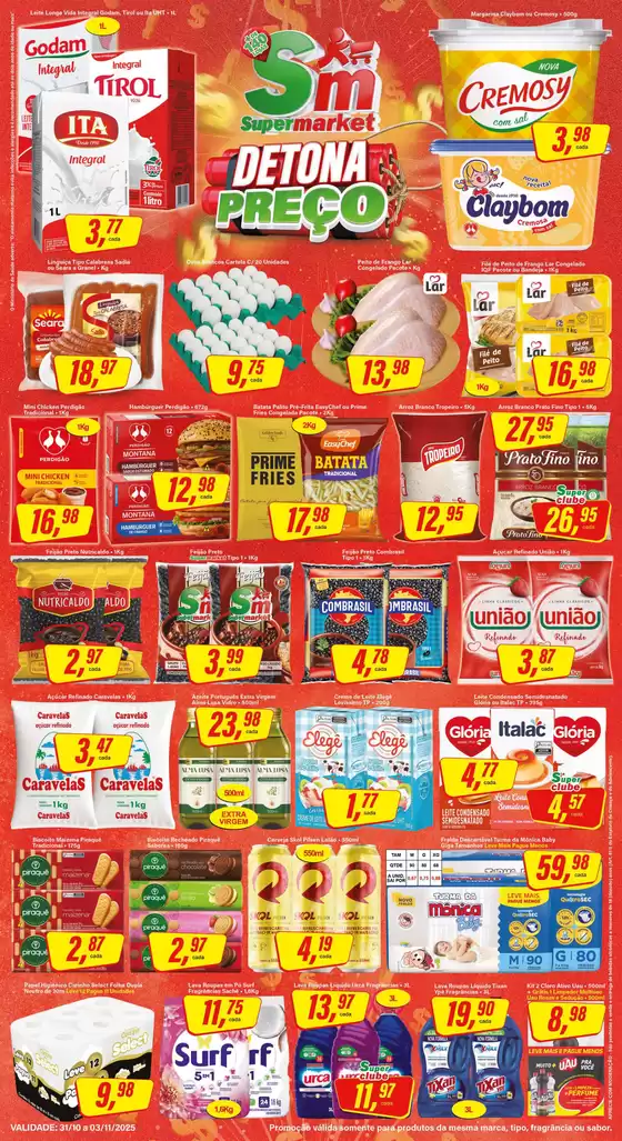 Catálogo Rede Supermarket em Ipatinga | lamina 31 03 | 2025-10-31T00:00:00.000Z - 2025-11-03T00:00:00.000Z