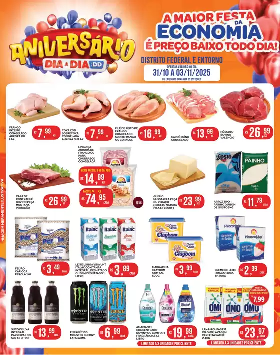 Catálogo Atacadão Dia a Dia em Ipatinga | Encarte Atacadão Dia a Dia | 2025-10-31T00:00:00.000Z - 2025-11-03T00:00:00.000Z