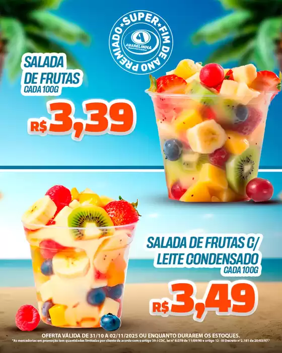 Catálogo Amarelinha Supermercados em Ipatinga | Fim De Semana | 2025-10-31T00:00:00.000Z - 2025-11-02T00:00:00.000Z