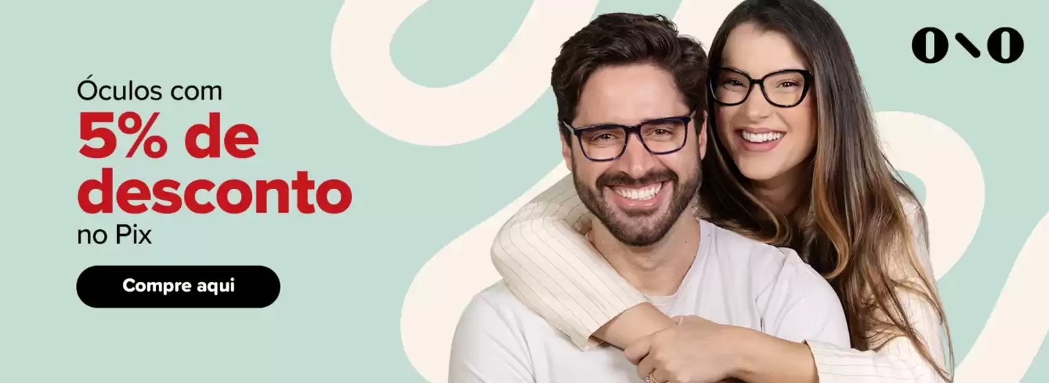 Oculos com 5% de dcto no Pix!