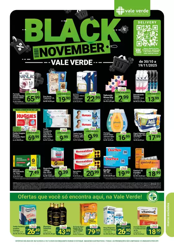 Catálogo Farmácias Vale Verde em Custódia | Ofertas especiais para você | 2025-10-30T00:00:00.000Z - 2025-11-19T00:00:00.000Z