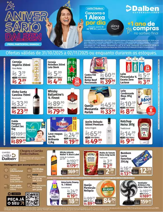 Catálogo Supermercado Dalben em São Paulo | Fim de Semana | 2025-10-31T00:00:00.000Z - 2025-11-02T00:00:00.000Z