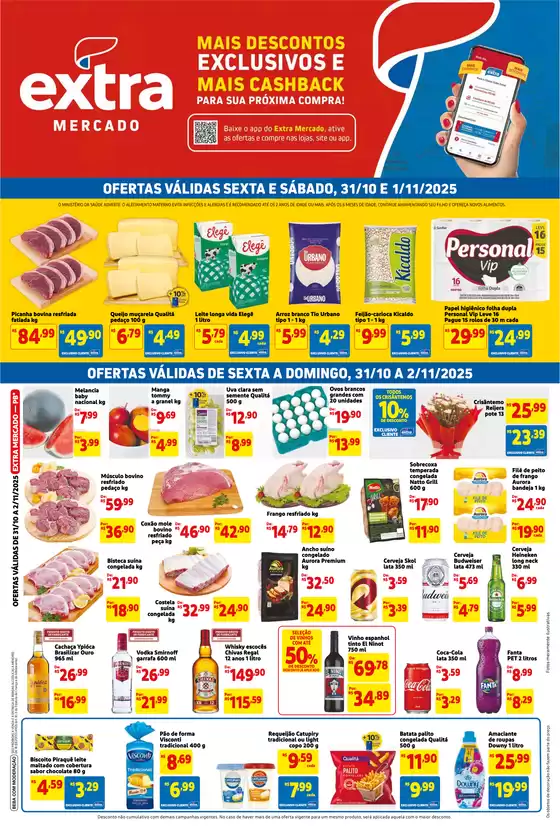 Catálogo Mercado Extra | Ofertas exclusivas | 2025-10-31T00:00:00.000Z - 2025-11-02T00:00:00.000Z